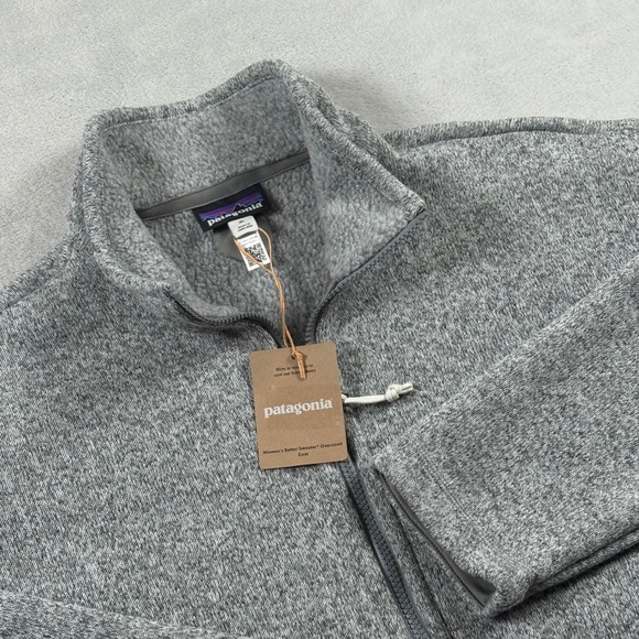 Patagonia Jackets & Blazers - Patagonia Better Sweater Oversized Coat Birch White Full Zip Fleece XL